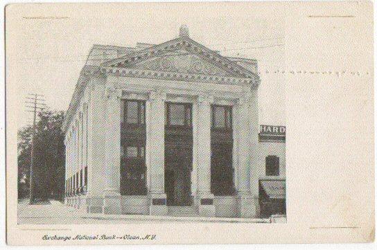 Exchange National Bank Olean NY -undivided back-