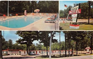 Levering, Michigan Twin Motel AA363-2