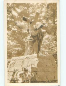 Old rppc MONUMENT TYPE SCENE Nice Postcard AB2249