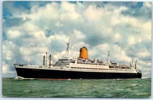 Postcard - T.S. Bremen 32335 GRT, Flagship of North German Lloyd