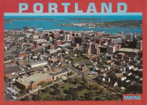 Maine Portland Aerial View