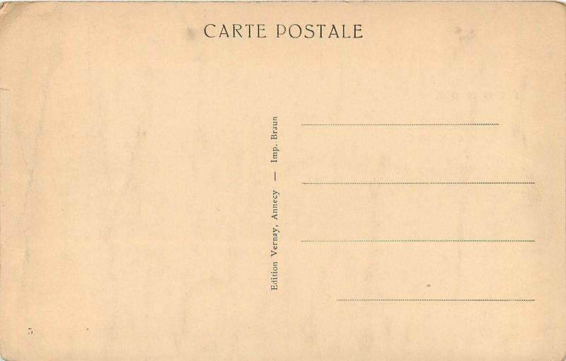 Lac Annecy lake map France