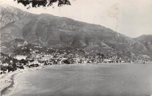 BR18246 Vue generale et la plage Menton   france