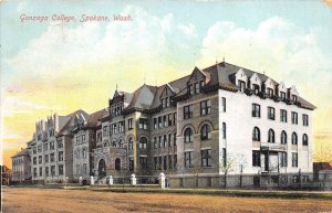 Spokane Washington 1909 Postcard Gonzaga College