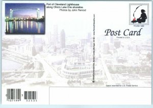 Postcard - Port of Cleveland Lighthouse, Cleveland, Ohio