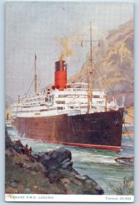 Golden Oregon OR Postcard Greetings Sheep Farm Trees Scene View c1910's Antique