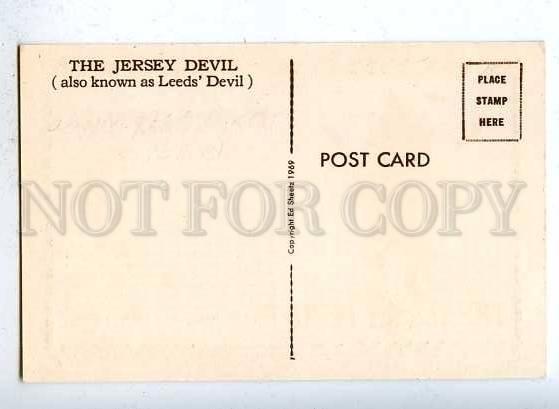 185502 Jersey DEVIL Legend postcard OLD PC