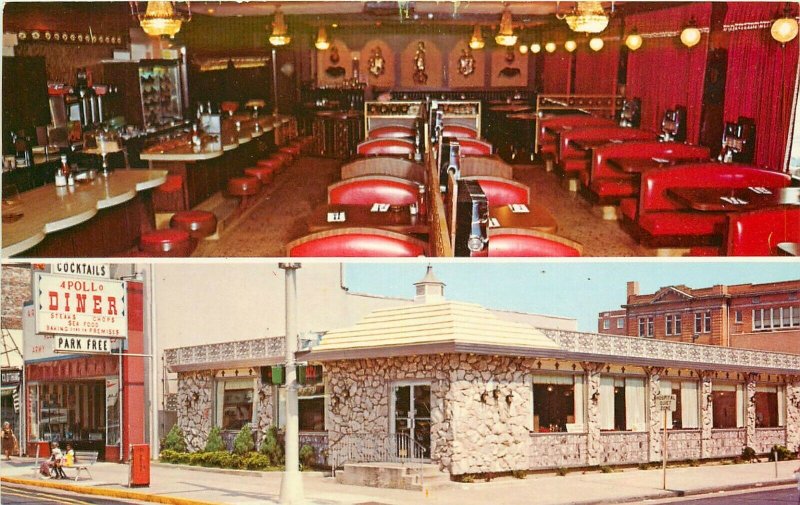 Apollo Diner and Restaurant Atlantic City NJ New Jersey NJ Postcard