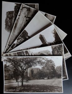 GLASTONBURY ABBEY inc Thorn Tree Collection x 6 Old RP Postcard by Walter Scott