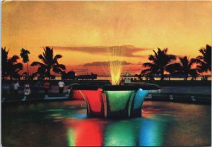 Philippines The Fountain of the Dancing Waters Manila Vintage Postcard BS.28