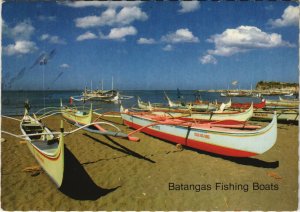 PC PHILIPPINES, BATANGAS FISHING BOATS, Modern Postcard (B40299)