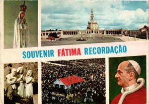 CPM CATHOLIC POPE Souvenir Fátima Recordacao-Paulus VI (318007)