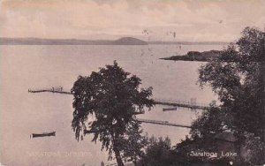 New York Saratoga Springs Saratoga Lake 1907