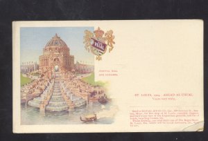 1904 ST. LOUIS WORLD'S FAIRMISSOURI THE REGAL SHOE COMPANY ADVERTISING POSTCARD