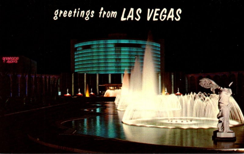 Nevada Las Vegas Greetings Showing Caesers Palace