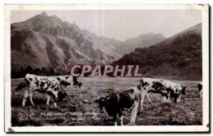 Old Postcard The Valley of Auvergne Enter at the foot of Sancy