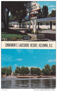 Cinnamon´s Lakeshore Resort, Lake view,  KELOWNA, British Columbia, Canada, ...