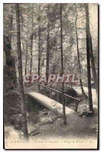 Old Postcard The Dauphine surroundings Gorges Grenoble Tencin