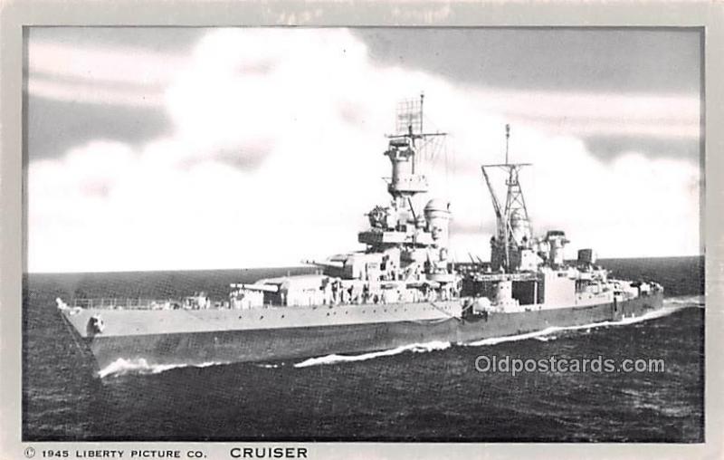 Cruiser Military Battleship Unused 