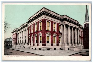 c1905 Court Of Appeals Building Steps Entrance Annapolis Maryland MD Postcard