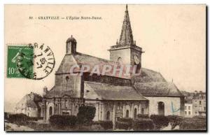 Granville Old Postcard L & # 39eglise Notre Dame