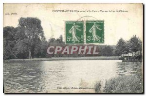Old Postcard Pontchartrain s and o Park on Lake du Chateau