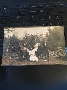 Vtg Postcard: Family Portrait, Postmarked COLO, Dated Oct 26,1910 