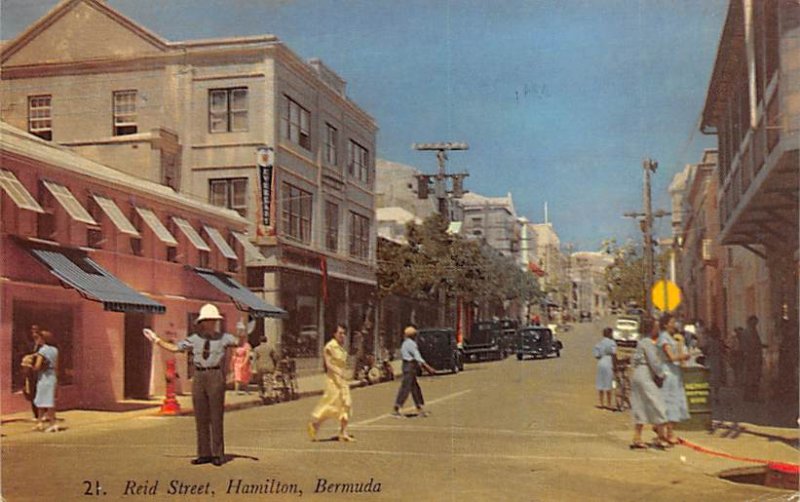 Reid Street Hamilton Bermuda 1956 