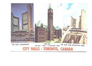City Halls, Old and New, Toronto Ontario, Used 1973
