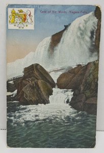 Cave of the Winds Niagara Falls Canada Vintage Postcard 1924