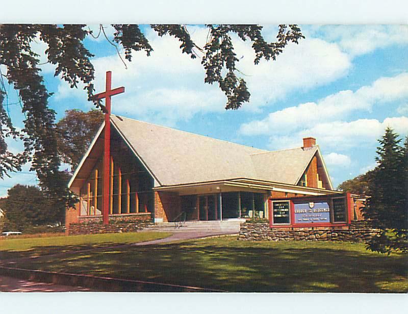 Unused Pre-1980 CHURCH SCENE Rochester New Hampshire NH p3037