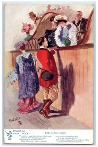 1907 Pickings From Puck The Horse Show Oilette Tuck's Bealeton Virginia Postcard