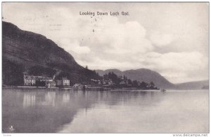 TUCK, Looking Down Loch Goil, Glasgow, Scotland, 1916 PU