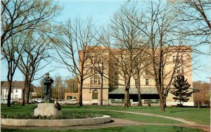 Washington Street Park  Lorain Ohio  Antlers Hotel  historic landmark Postcard