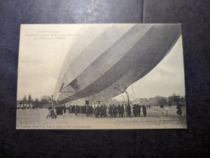 Mint France Aviation Postcard The Air Cruiser Zeppelin IV Airship Dirigible