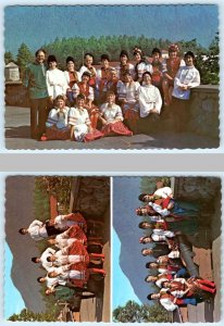 2 Postcards SITKA, Alaska AK ~ New ARCHANGEL DANCERS 4x6 - ca 1970s