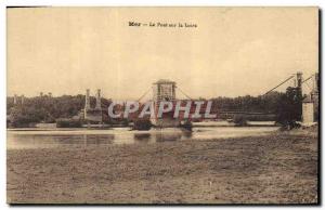 Old Postcard Bridge over the Loire MEr