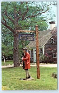 EAST SANDWICH, Massachusetts MA ~ Advertising TITCOMB'S BOOK SHOP  Postcard