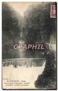 Old Postcard Dauphine Route Grande Chartreuse L & # 39entree Desert Falling G...