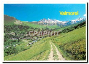 Postcard Modern Valmorel Savoie France General view of the station