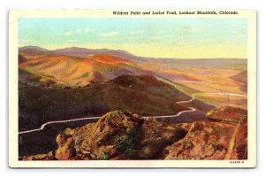 Wildcat Point & Lariat Trail Lookout Mountain Colorado Postcard