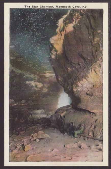 Star Chamber,Mammoth Cave,KY Postcard 