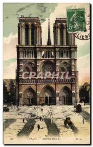 Paris Old Postcard Notre Dame