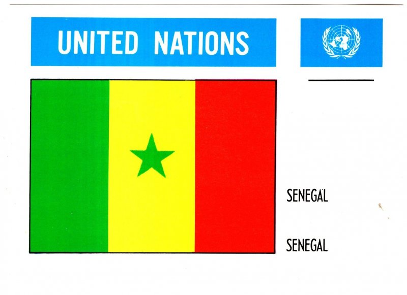 Senegal Flag, United Nations