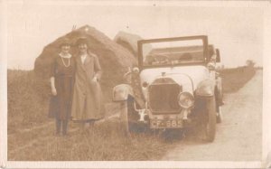 Women with Automobile Car Real Photo Vintage Postcard AA10008