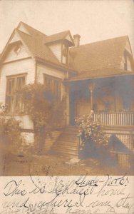 Frostburg Maryland Home Exterior View Real Photo Vintage Postcard AA110952