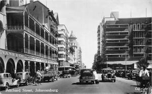 B91997 pritchard street johannesburg car voiture real photo south   africa