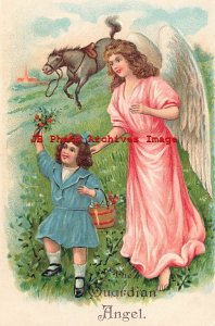 6 Postcards Set, ASB No 250, Guardian Angel Protecting Children