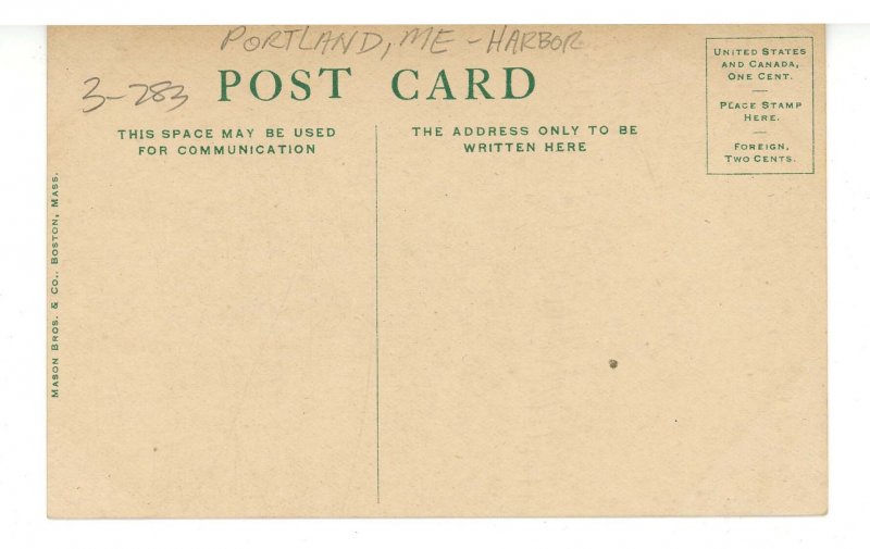 ME - Portland. Steamer Governor Cobb