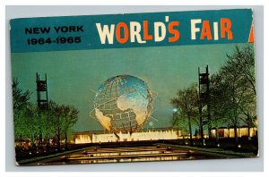 Vintage 1964 Postcard Unisphere at the New York Worlds Fair 1964-1965 NYC